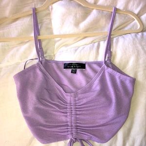 Blue Blush Violet Top, Crop Top/Perfect for party